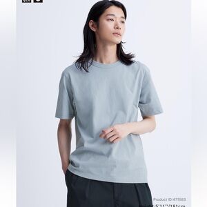Uniqlo Crew Neck Shirt - Blue